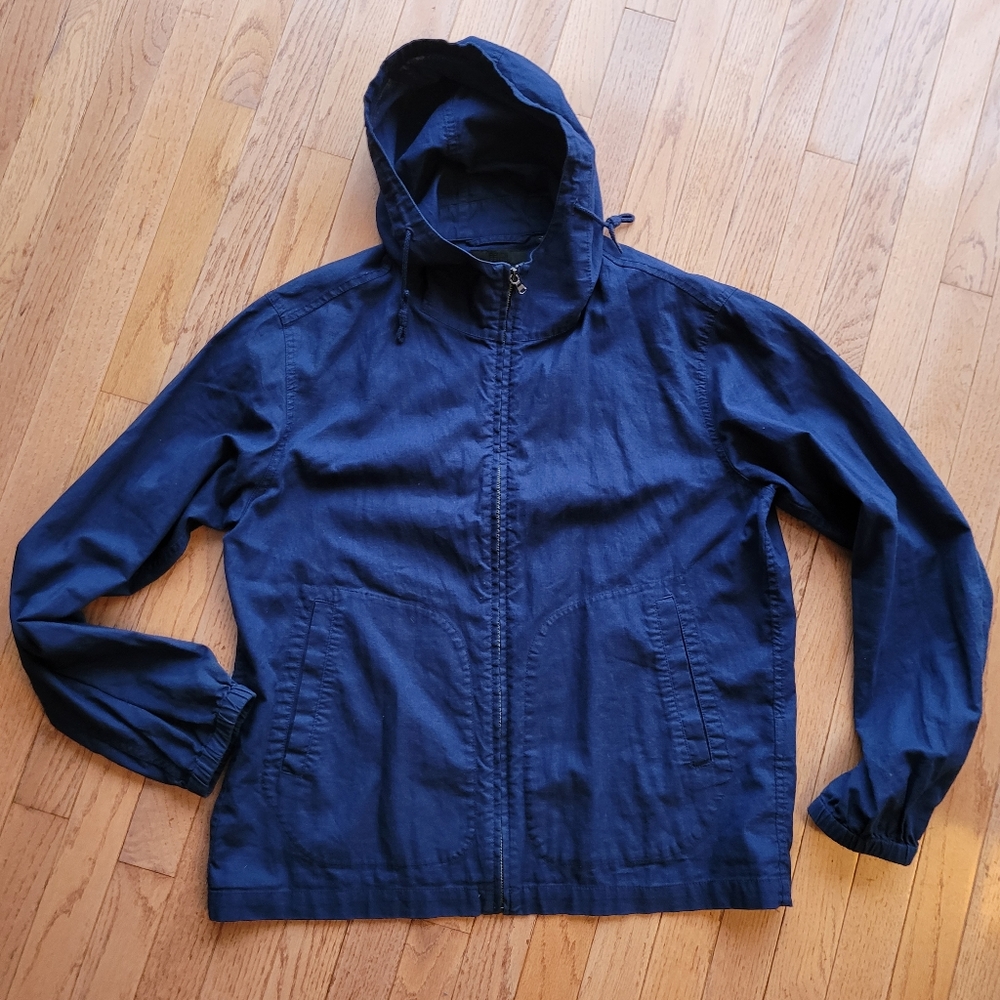Uniqlo Men's Lightweight Jacket - Navy Blue